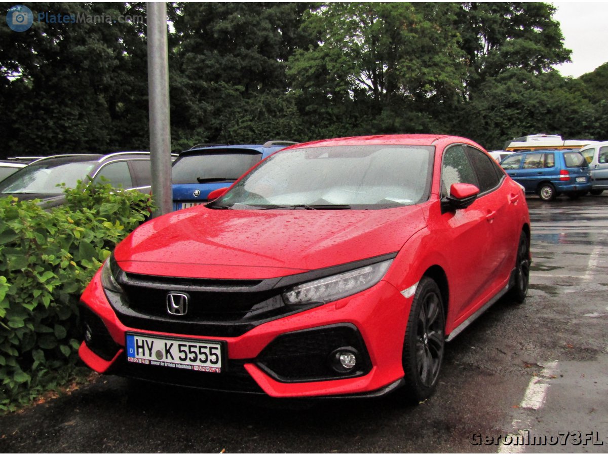 HY K 5555, Honda Civic 10th gen Hatch (FK), 2016–2022