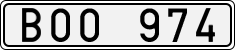 License plate of Sweden, Regular plates