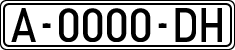 License plates of Spain, 1971 year series