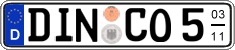 German license plate, Seasonal plates