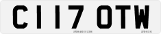 License plate of the United Kingdom, 1983 year system