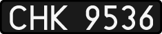 License plates of Poland, 1976 year system