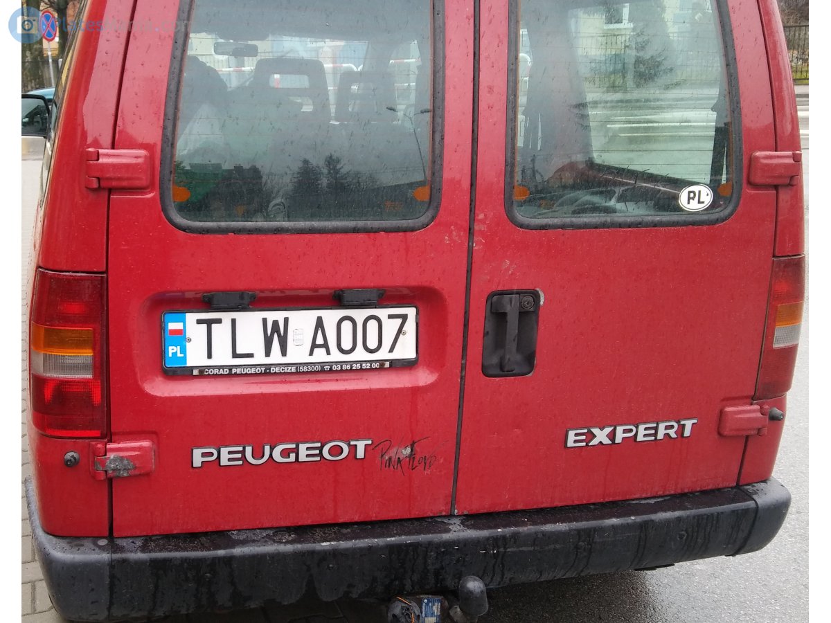 TLW A007, Peugeot Expert 1st gen (U64/U65), 1995–2007