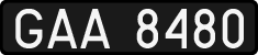 License plates of Poland, 1976 year system