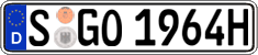 German license plate, Plates for oldtimers (type 