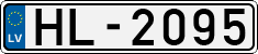 License plate of Latvia, Regular car plates