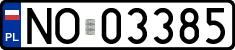 License plates of Poland, Regular car plates