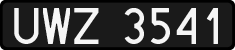 License plates of Poland, 1976 year system