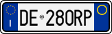 License plate of Italy, Cars (1994 year series)