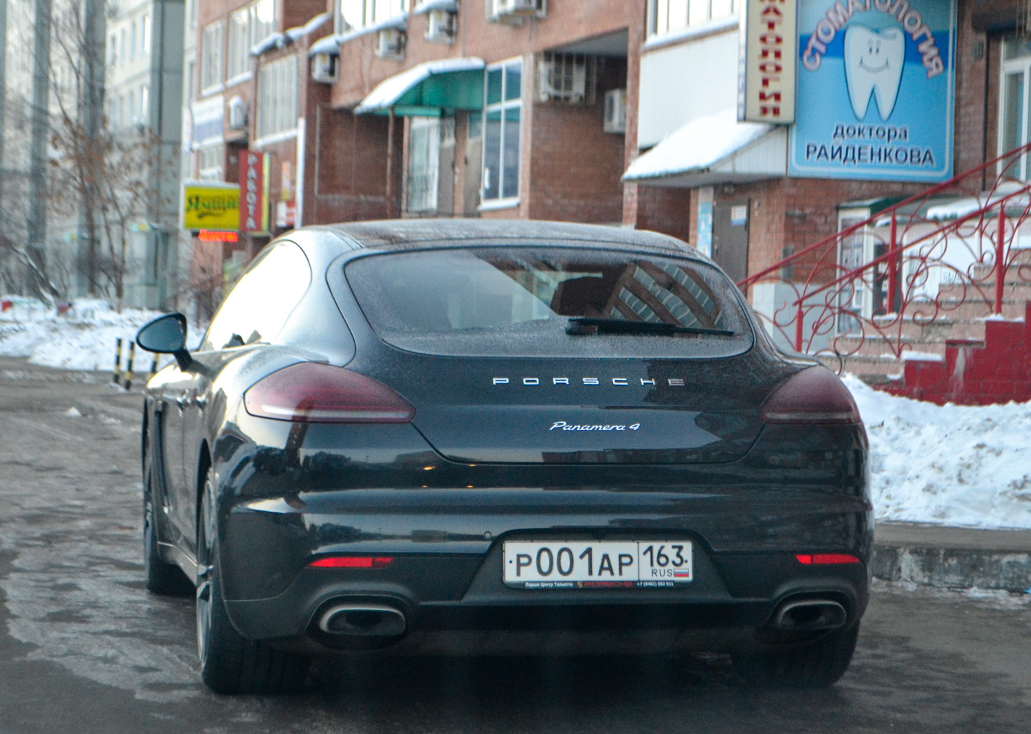 р 001 ар 163, Porsche Panamera 1st gen (970), facelift, 2013–2016