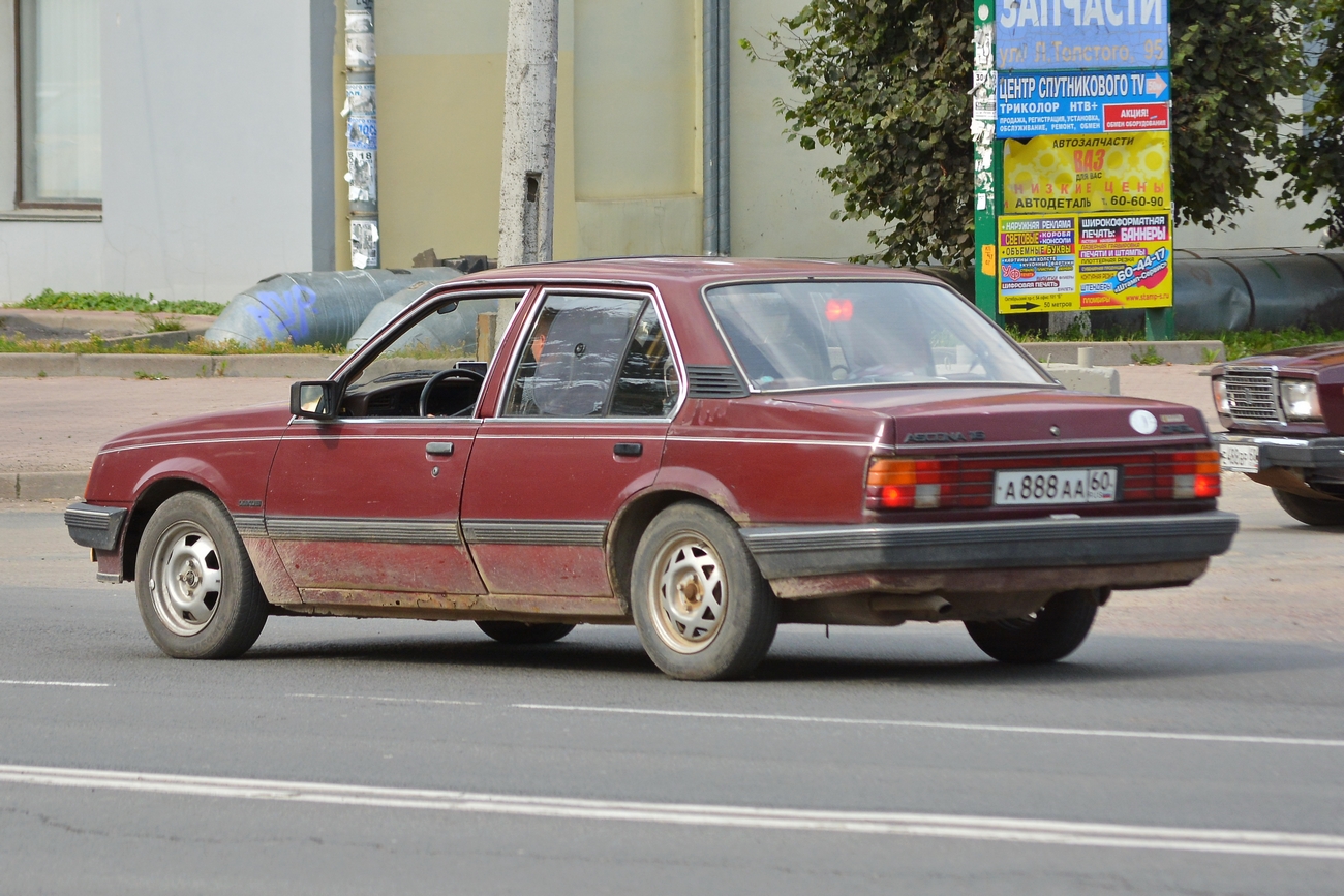 а 888 аа 60, Opel Ascona 3rd gen 4-door Sedan (C), 1981–1988