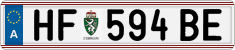 License plate of Austria, Regular plates