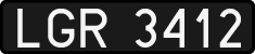 License plates of Poland, 1976 year system