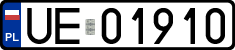 License plates of Poland, Military