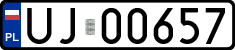 License plates of Poland, Military