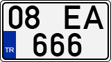 License plate of Turkey, Regular plates