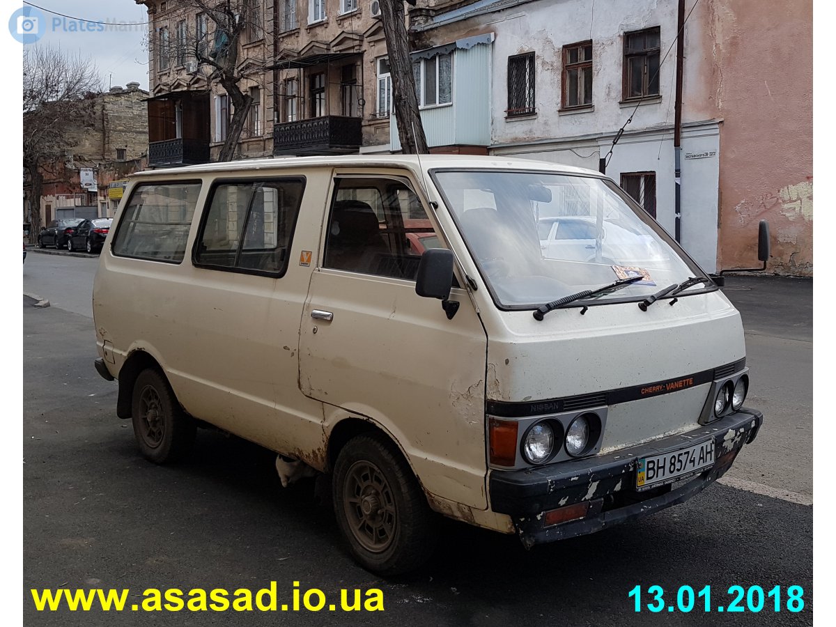 BH 8574 AH, Nissan Cherry Vanette 1st gen Van (C120), 1978–1985