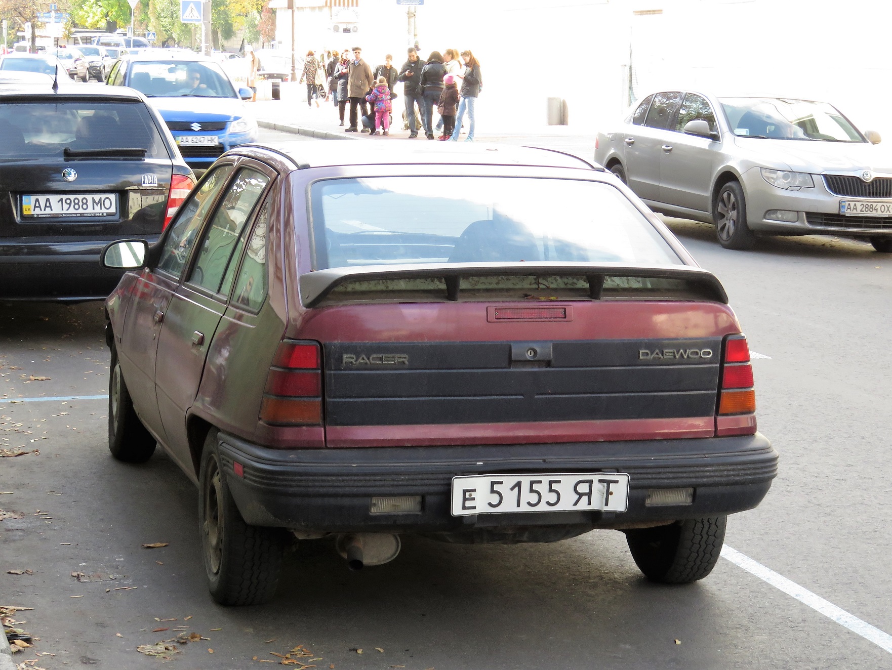 е 5155 ЯТ, Daewoo Racer 1st gen 5-door Hatch (T-body), 1986–1995