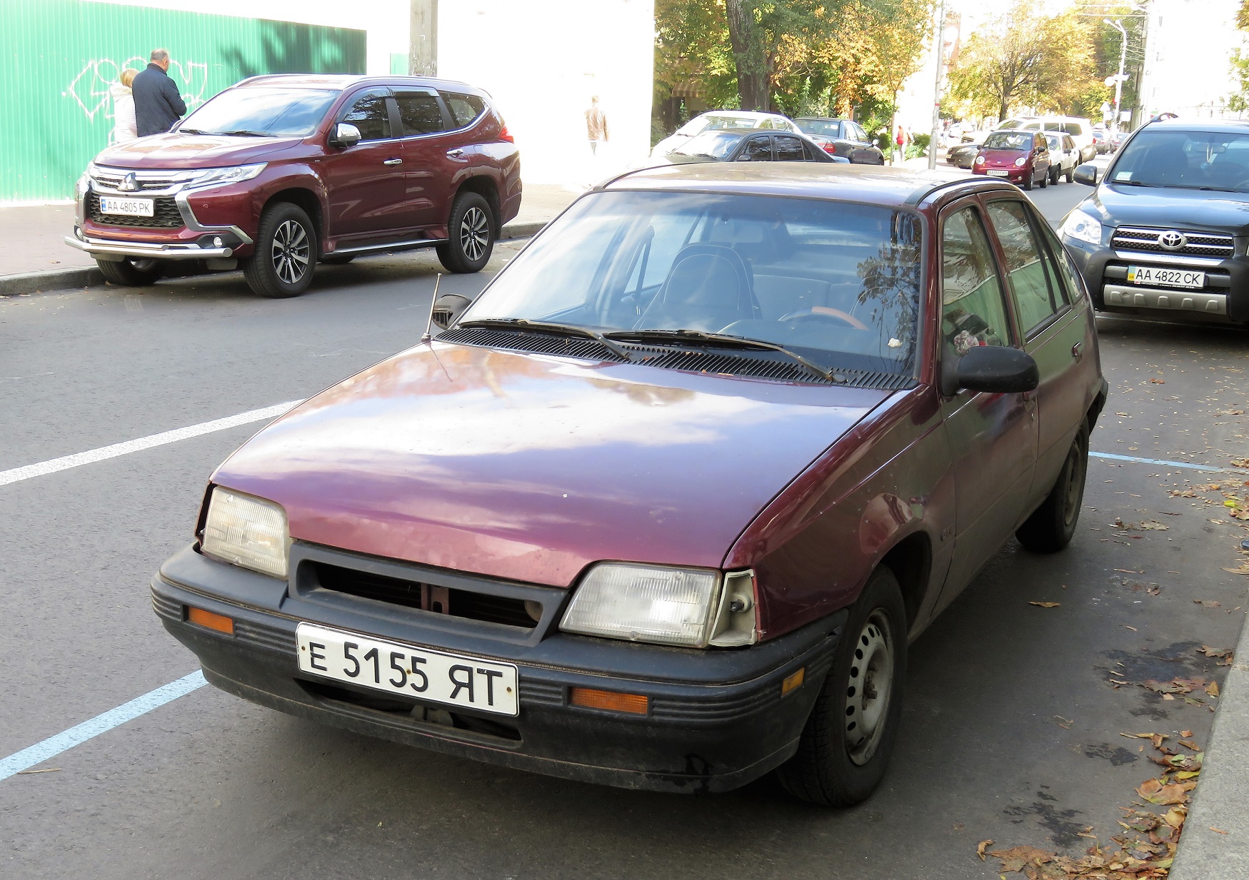 е 5155 ЯТ, Daewoo Racer 1st gen 5-door Hatch (T-body), 1986–1995