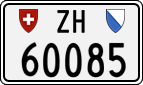 License plate of Switzerland, Cars