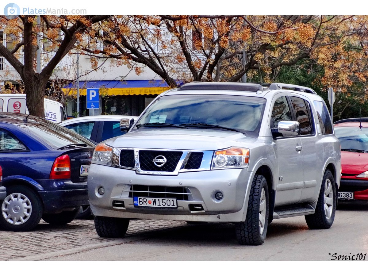 BR W1501, Nissan Armada 1st gen (Pathfinder Armada) (TA60), 2003–2016