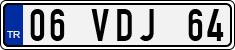 License plate of Turkey, Regular plates