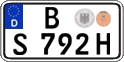 German license plate, Plates for oldtimers (type 
