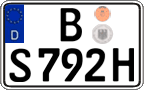 German license plate, Plates for oldtimers (type 