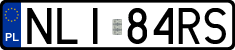 License plates of Poland, Regular car plates
