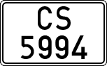 License plates of Spain, 1900 year series