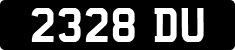 License plate of the United Kingdom, 1932 year system