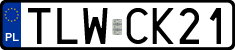 License plates of Poland, Regular car plates