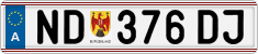 License plate of Austria, Regular plates