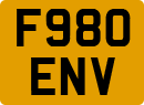 License plate of the United Kingdom, 1983 year system