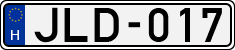 license plates of Hungary, Cars (1990)