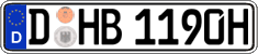 German license plate, Plates for oldtimers (type 