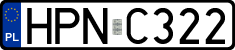 License plates of Poland, Authorities