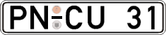German license plate, Regular plates
