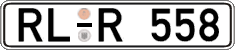 German license plate, Regular plates