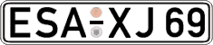 German license plate, Regular plates