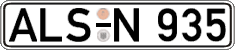 German license plate, Regular plates
