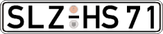 German license plate, Regular plates