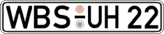 German license plate, Regular plates