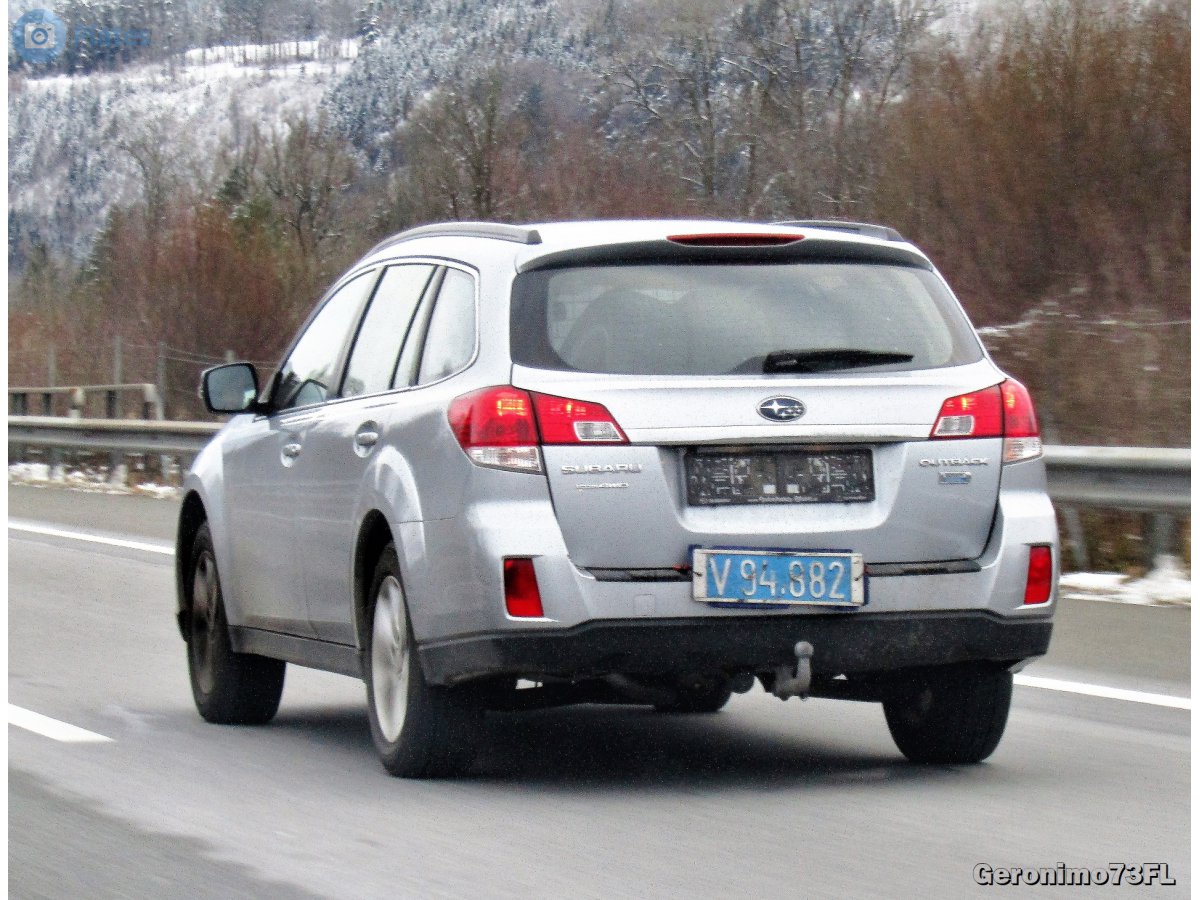 V 94.882, Subaru Outback 4th gen (BR), 2009–2014