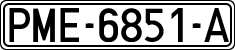 License plates of Spain, Official and military plates
