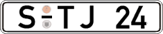 German license plate, Regular plates