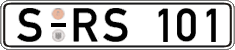 German license plate, Regular plates