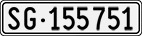 License plate of Switzerland, Cars