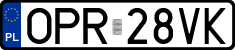 License plates of Poland, Regular car plates
