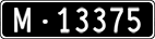 License plate of Switzerland, Military (black)
